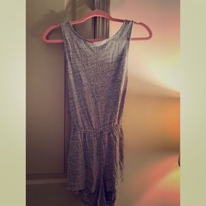 Casual twist back romper